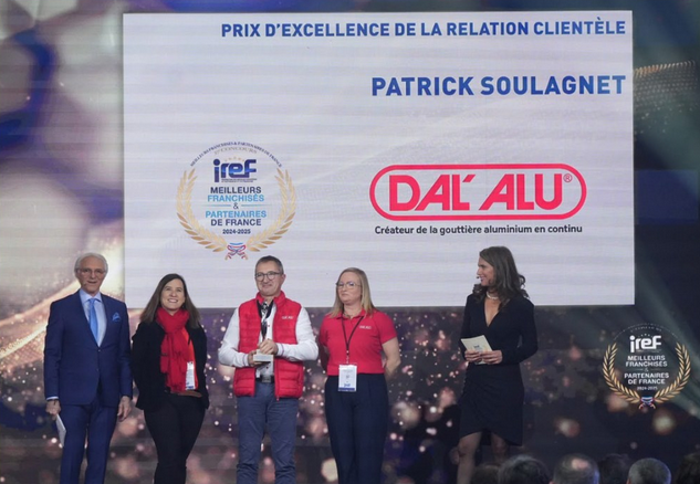 Franchise Dal'Alu excellence continue Trophées IREF franchisés reconnus performance
