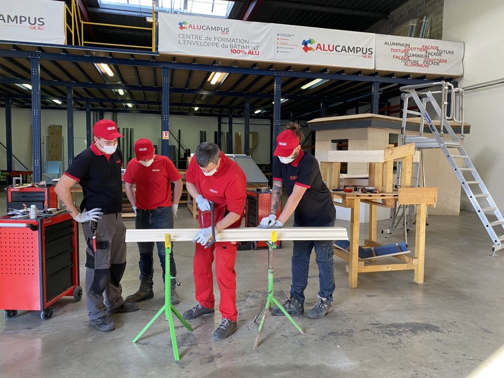 Réseau Dal'Alu formation dédiée Alucampus compétences aluminium certifiées pour franchisés